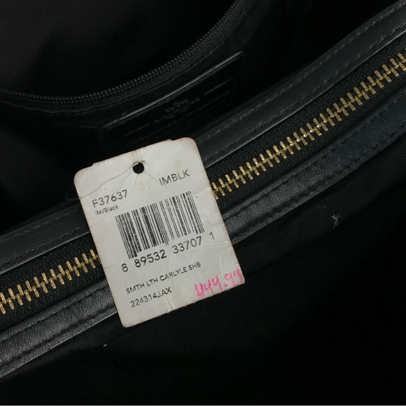 COACH MADISON CARLYLE SMOOTH LEATHER SHOULDER BAG - Picture 11 of 11